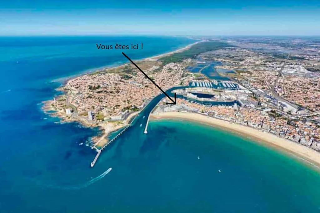 Le Cosy T2 Hypercentre ! Parking Inclus Et La Plage A 2 Min ! 莱萨布勒-多洛讷 外观 照片